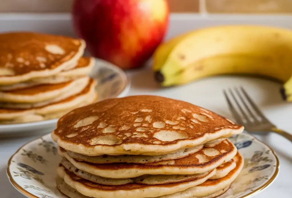 Apple Banana Pancakes