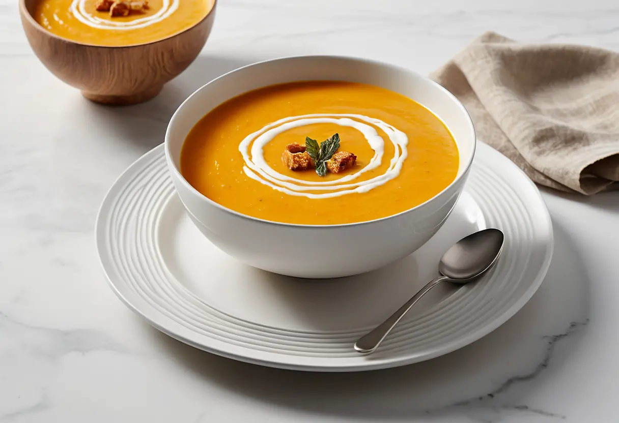 Thermomix Pumpkin Soup with Coconut Milk