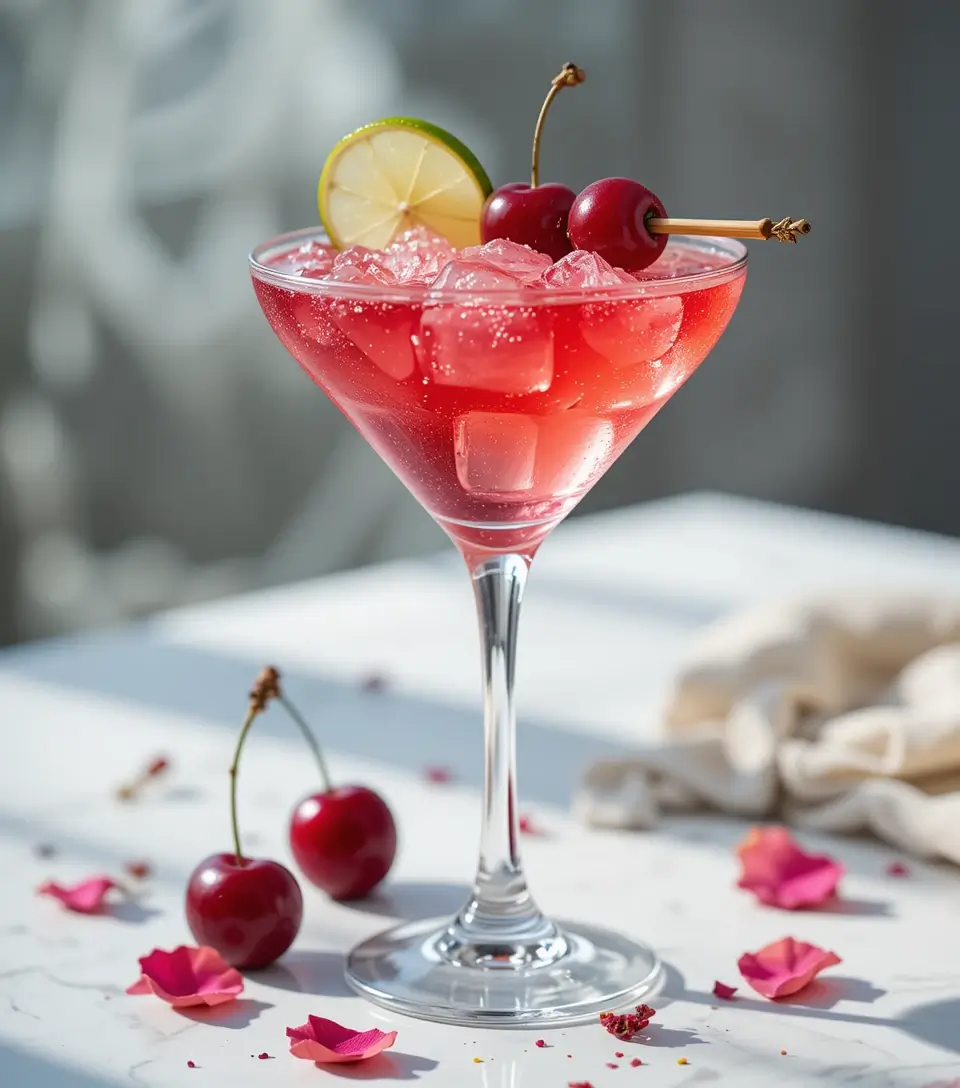 The perfect Cherry Martini Mocktail