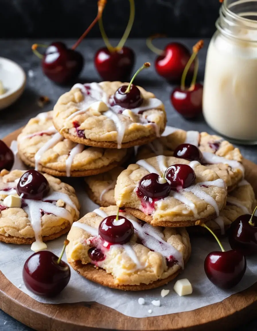 Heavenly Cherry Cheesecake Cookies